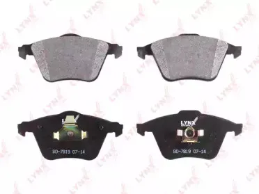 Комплект тормозных колодок, дисковый тормоз LYNXauto купить