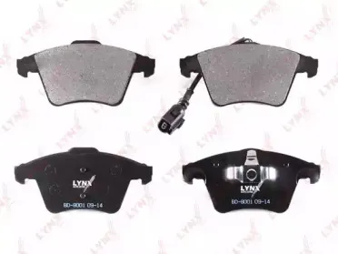 Комплект тормозных колодок, дисковый тормоз LYNXauto купить