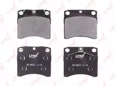Комплект тормозных колодок, дисковый тормоз LYNXauto купить