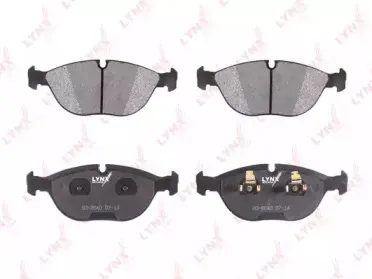 Комплект тормозных колодок, дисковый тормоз LYNXauto купить