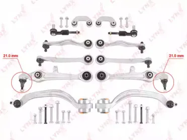 Ремкомплект, поперечный рычаг подвески LYNXauto купить