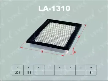 Воздушный фильтр LYNXauto купить