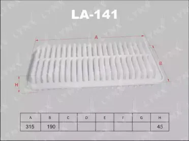 Воздушный фильтр LYNXauto купить