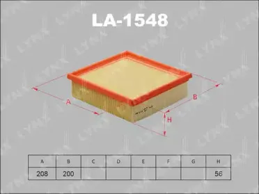 Воздушный фильтр LYNXauto купить