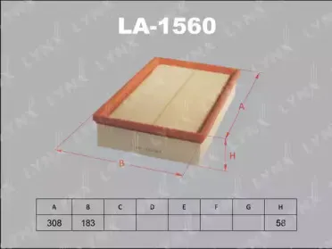 Воздушный фильтр LYNXauto купить