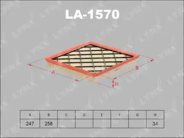 Воздушный фильтр LYNXauto купить