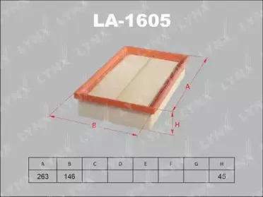 Воздушный фильтр LYNXauto купить