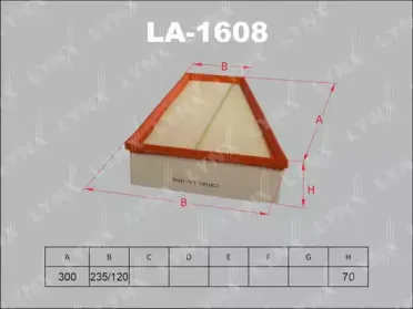 Воздушный фильтр LYNXauto купить