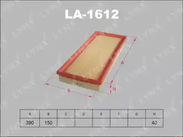 Воздушный фильтр LYNXauto купить