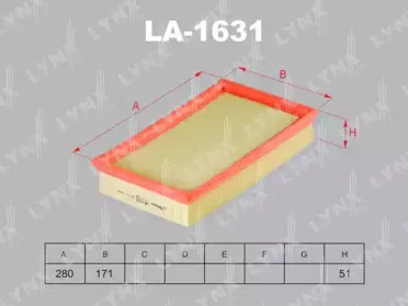 Воздушный фильтр LYNXauto купить