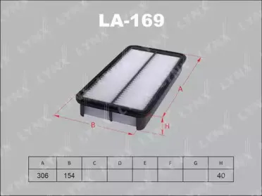 Воздушный фильтр LYNXauto купить