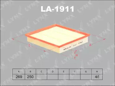 Воздушный фильтр LYNXauto купить