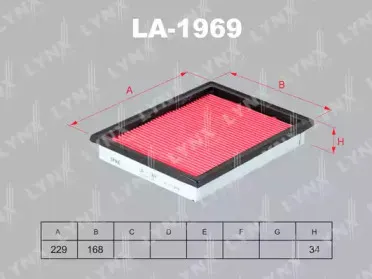 Воздушный фильтр LYNXauto купить