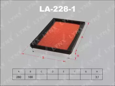 Воздушный фильтр LYNXauto купить