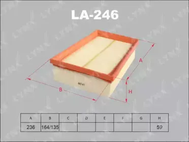 Воздушный фильтр LYNXauto купить