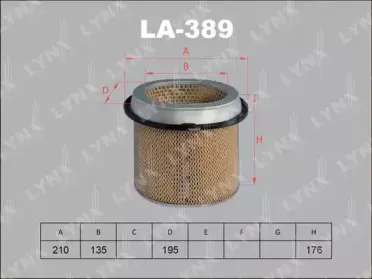 Воздушный фильтр LYNXauto купить