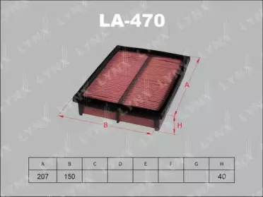 Воздушный фильтр LYNXauto купить