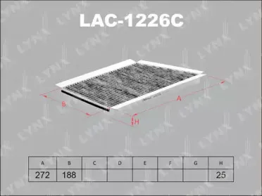 Фильтр, воздух во внутренном пространстве LYNXauto купить