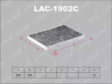 Фильтр, воздух во внутренном пространстве LYNXauto купить