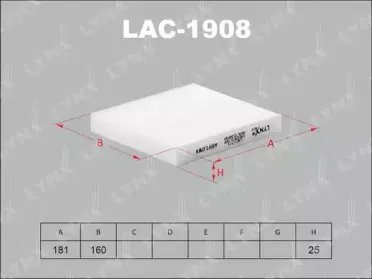 Фильтр, воздух во внутренном пространстве LYNXauto купить