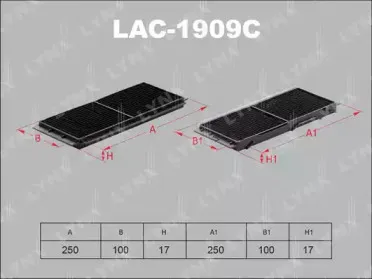 Фильтр, воздух во внутренном пространстве LYNXauto купить