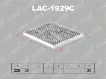 Фильтр, воздух во внутренном пространстве LYNXauto купить