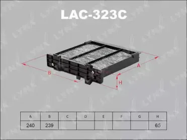 Фильтр, воздух во внутренном пространстве LYNXauto купить