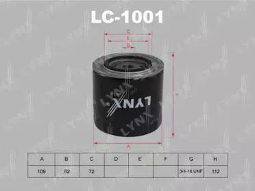 Масляный фильтр LYNXauto купить