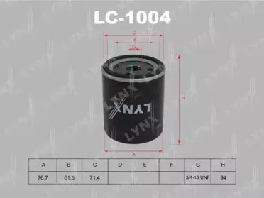 Масляный фильтр LYNXauto купить