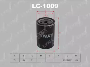 Масляный фильтр LYNXauto купить