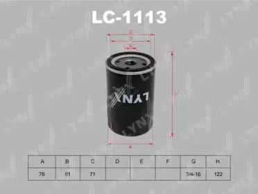 Масляный фильтр LYNXauto купить