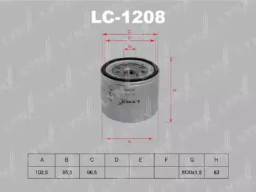 Масляный фильтр LYNXauto купить