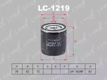 Масляный фильтр LYNXauto купить