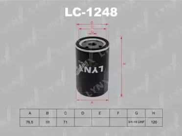 Масляный фильтр LYNXauto купить