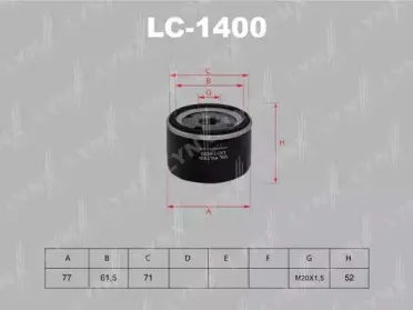 Масляный фильтр LYNXauto купить