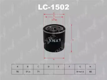 Масляный фильтр LYNXauto купить