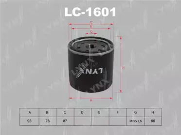 Масляный фильтр LYNXauto купить