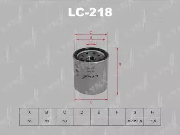 Масляный фильтр LYNXauto купить