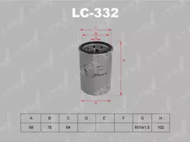 Масляный фильтр LYNXauto купить