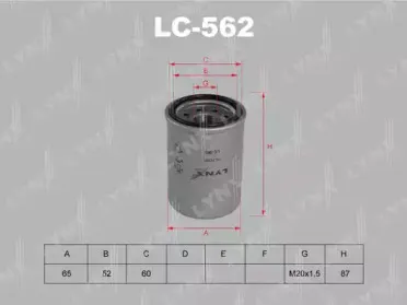 Масляный фильтр LYNXauto купить