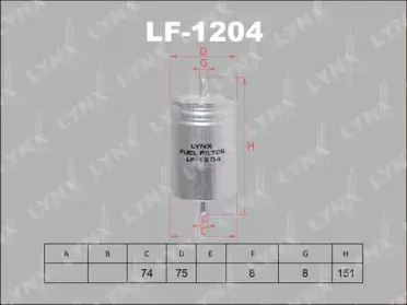 Топливный фильтр LYNXauto купить