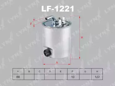 Топливный фильтр LYNXauto купить