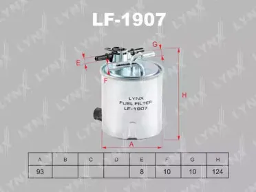 Топливный фильтр LYNXauto купить