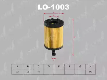 Масляный фильтр LYNXauto купить