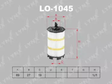 Масляный фильтр LYNXauto купить