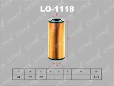 Масляный фильтр LYNXauto купить