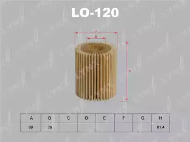Масляный фильтр LYNXauto купить