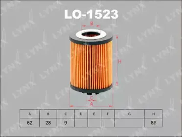 Масляный фильтр LYNXauto купить