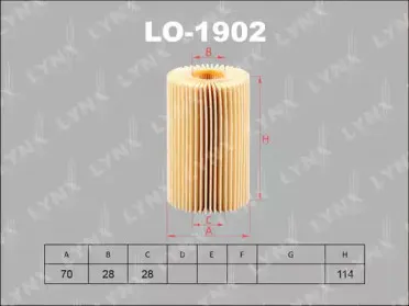 Масляный фильтр LYNXauto купить