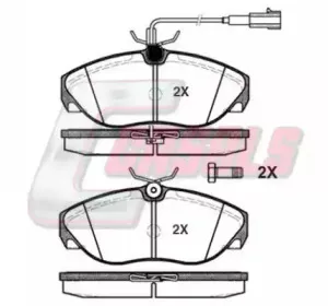 Комплект тормозных колодок, дисковый тормоз CASALS купить